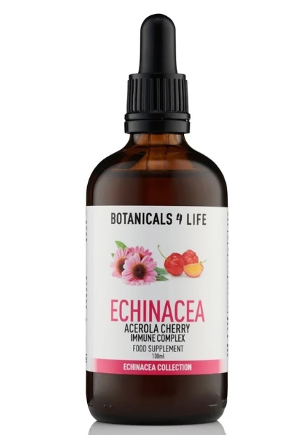Botanicals For Life Echinacea a acerola bio glycerinový bylinný extrakt s vitaminem C
